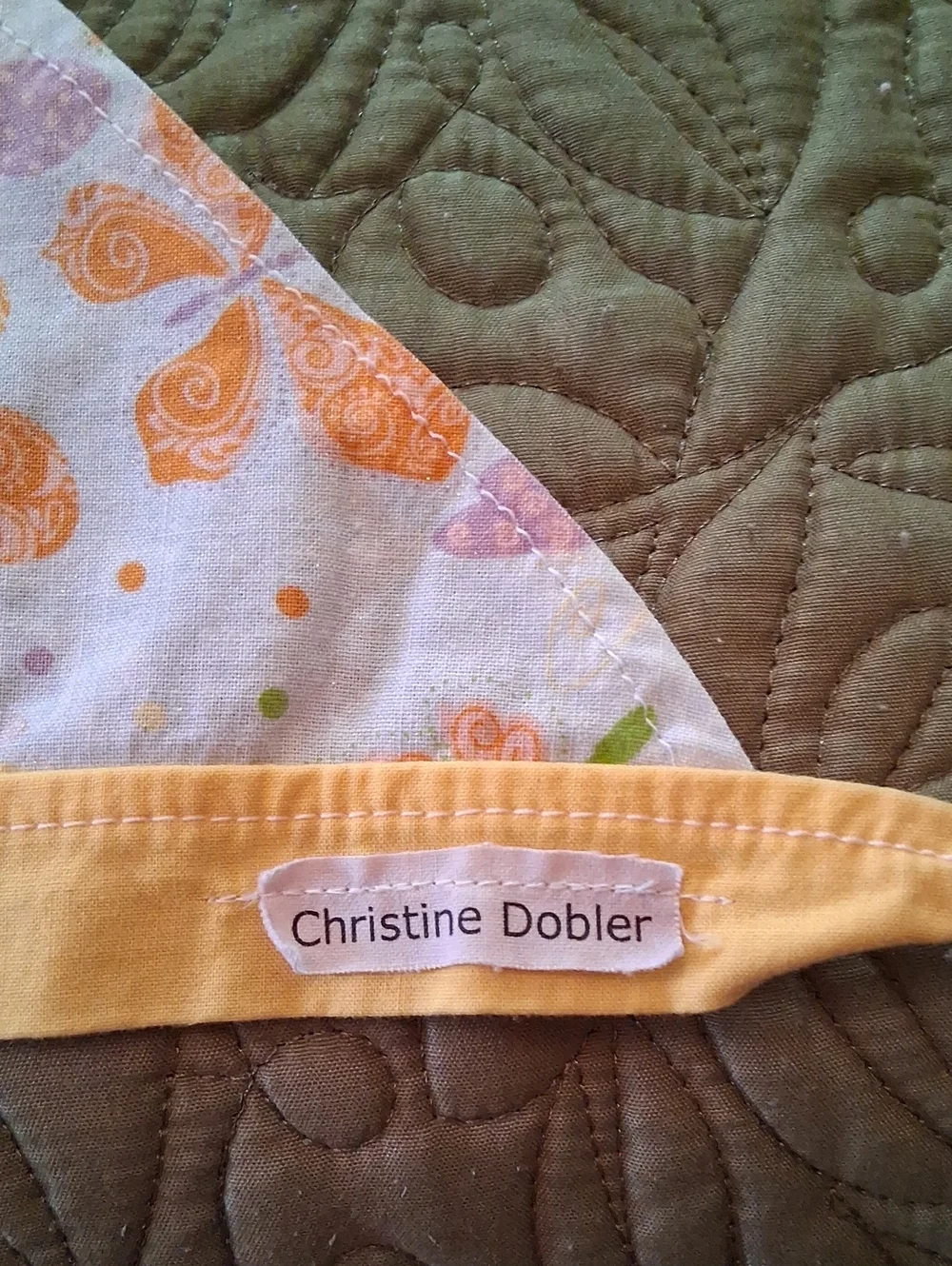 Set Of 3 Vintage Hand Made Christine Dobler Head Scarfs.